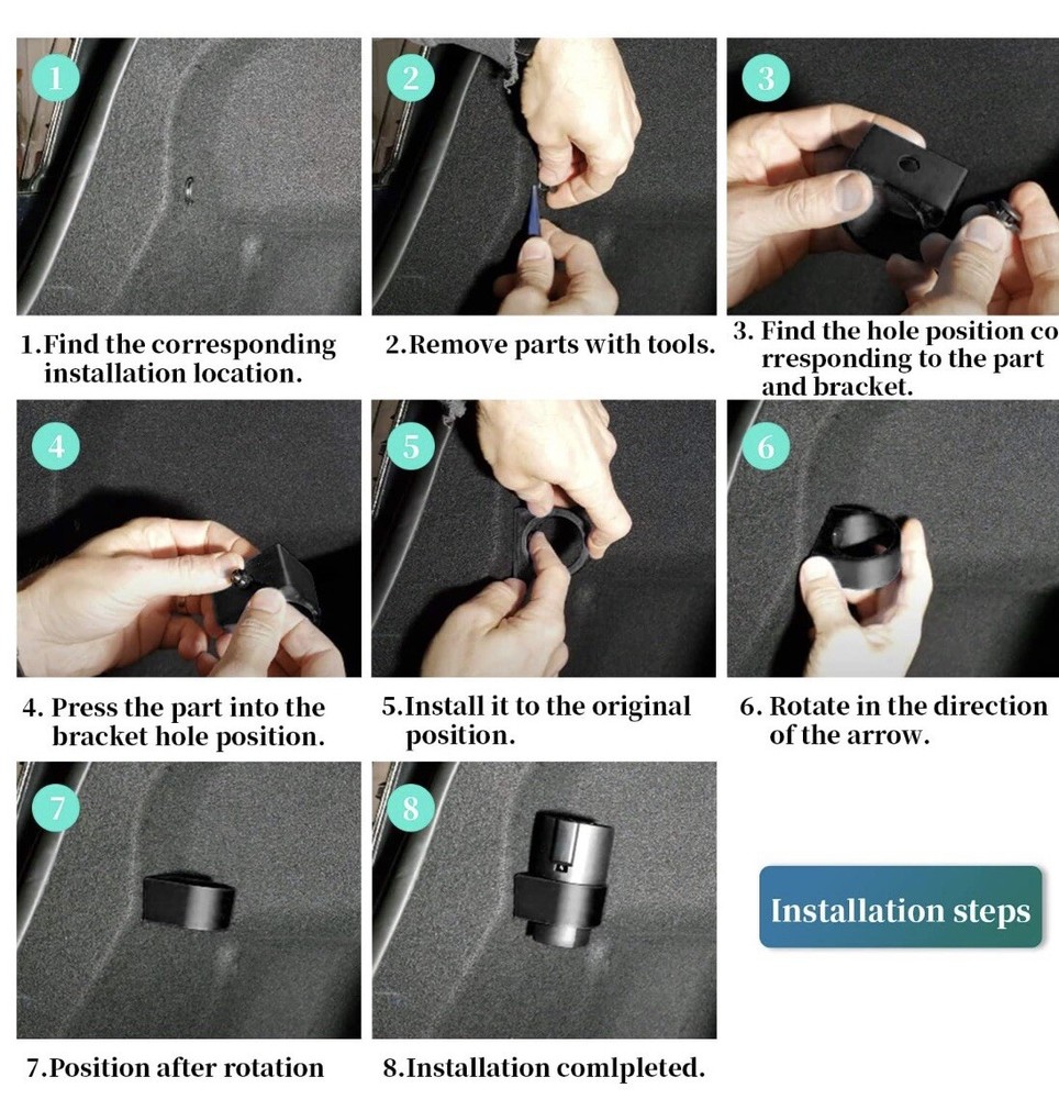 Tesla Model 3 Charger J1772 Adapter Trunk Mount