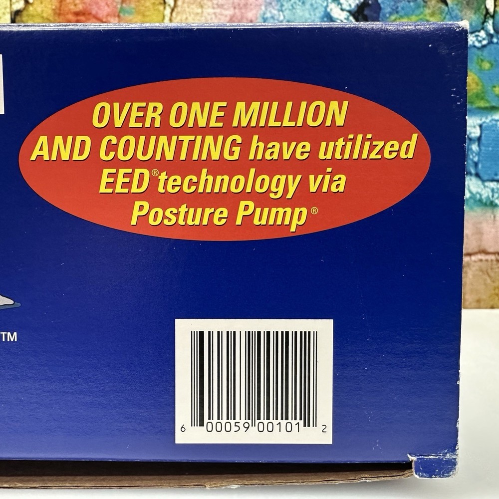Posture Pump Disc Hydrator Model 1000 Neck Exerciser Trainer w/Box Manual Tested