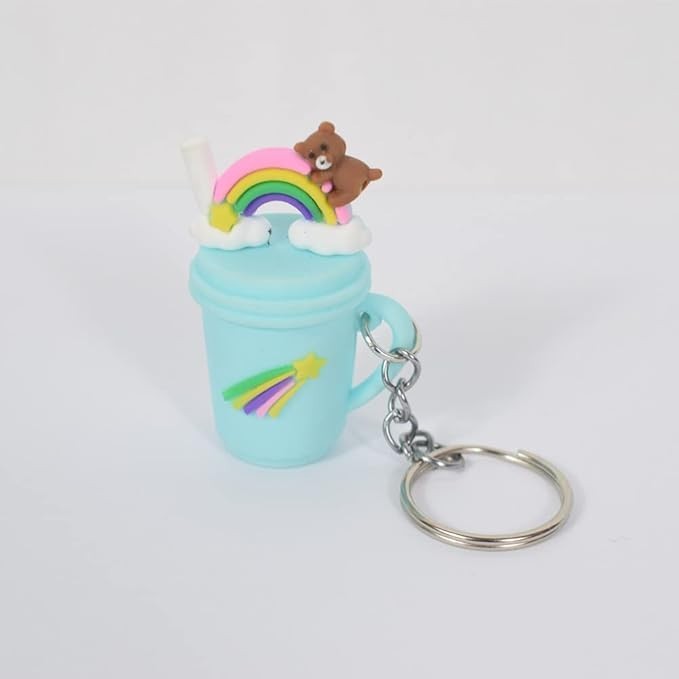 50 PC Bulk Keychains Set, Split Keychains Rings with Chain 1 Inch, Key Rings New