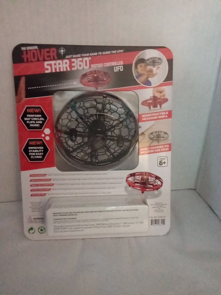 Hover Star 360 Motion Controlled UFO, Black