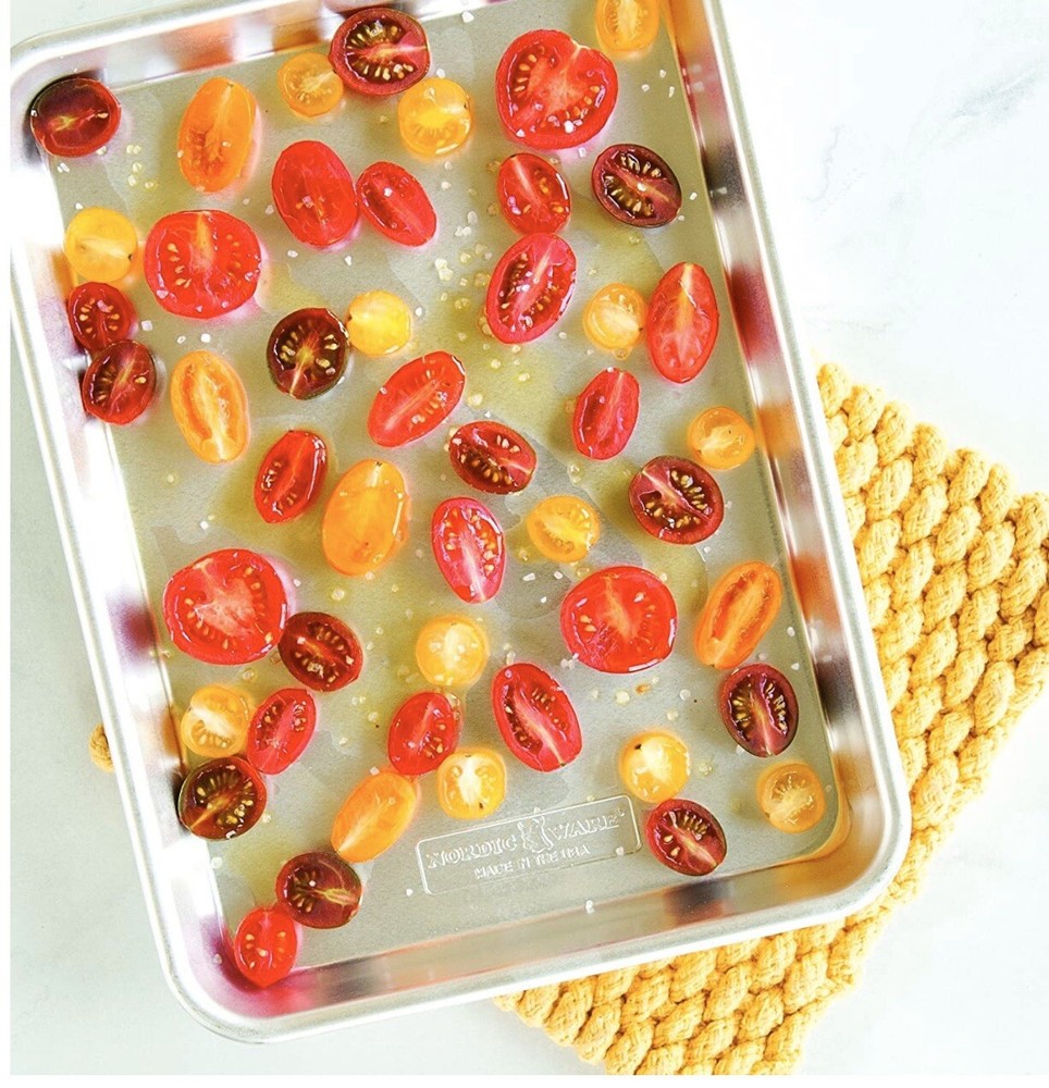 Nordic Ware, 4 Pk Mini Baking Quarter Multi-Purpose Sheets Grilling Serving Tray