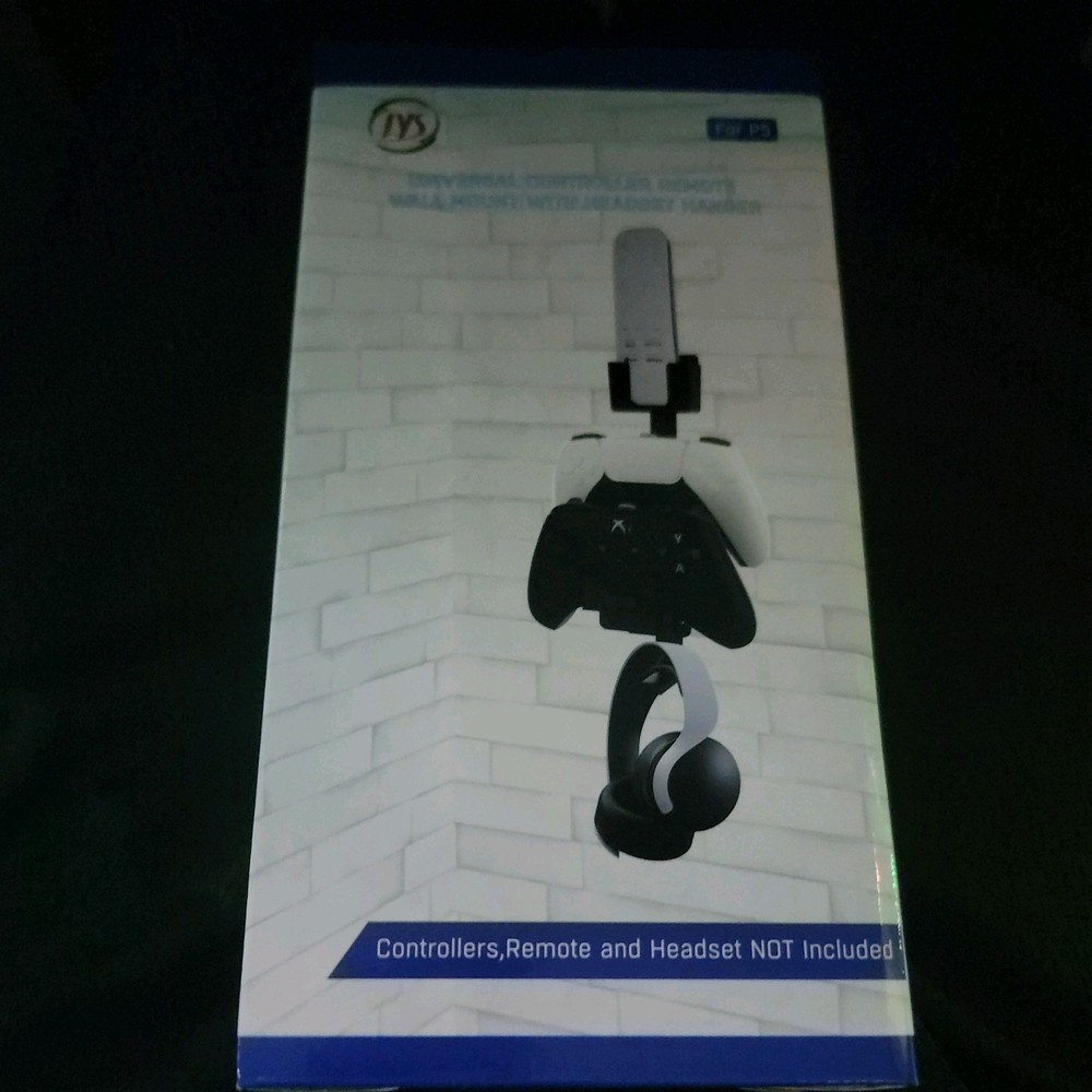 JYS Universal Controller Remote Wall Mount Headset Hanger PS/ Xbox controller