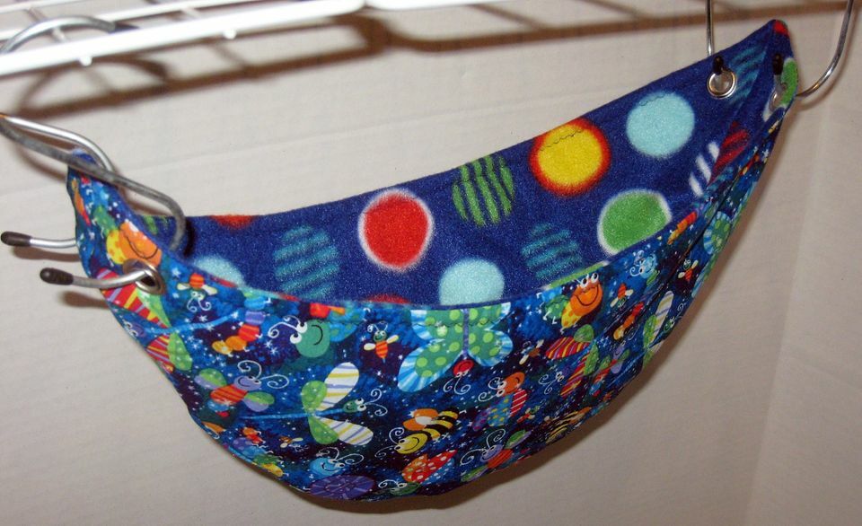 Custom Reversible Peapod/ Stork bundle Hammock Hamster Rat Sugar Glider etc