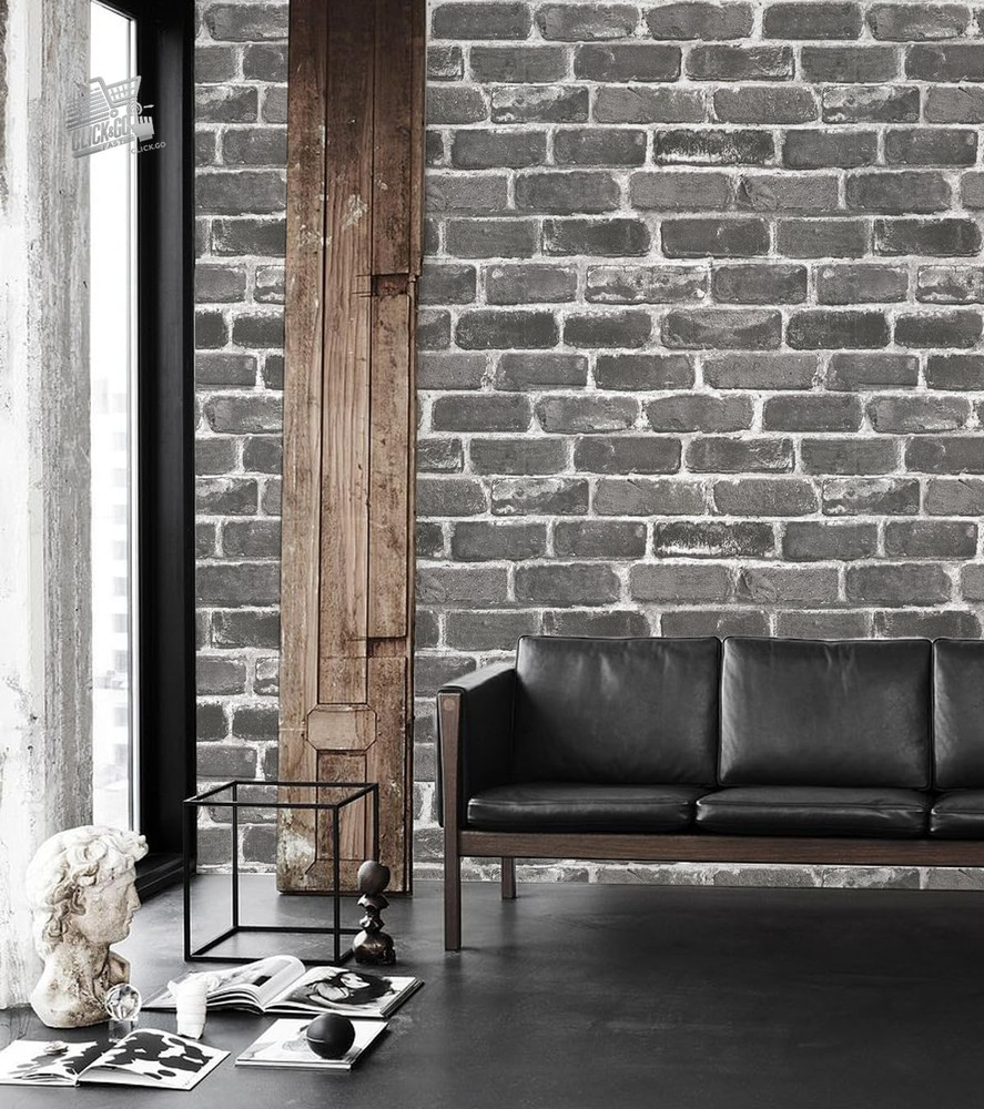 Antique Green Brick Effect 3D Self Adhesive Wallpaper - Wall Cladding