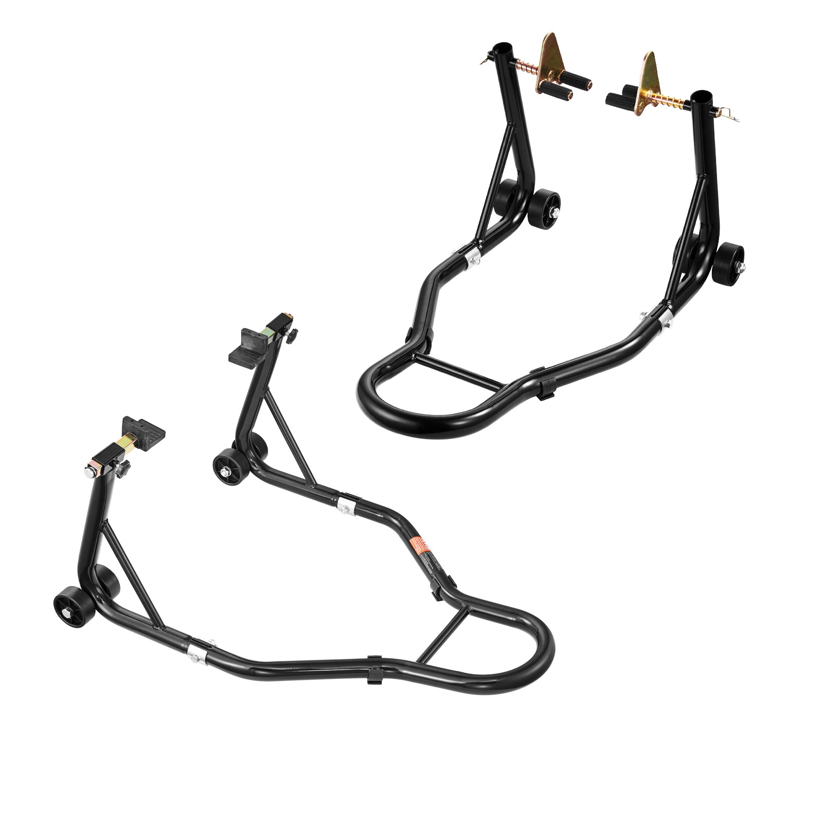 VEVOR Motorcycle Front & Rear Stand Lift 1100 lbs Spoolift Paddock Swingarm Arm