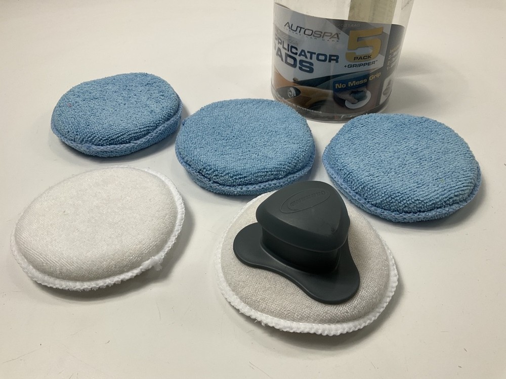 Hopkins 45214AS Multi-purpose Applicator Pads, 5 / PACK, 2 Terry & 3 Microfiber