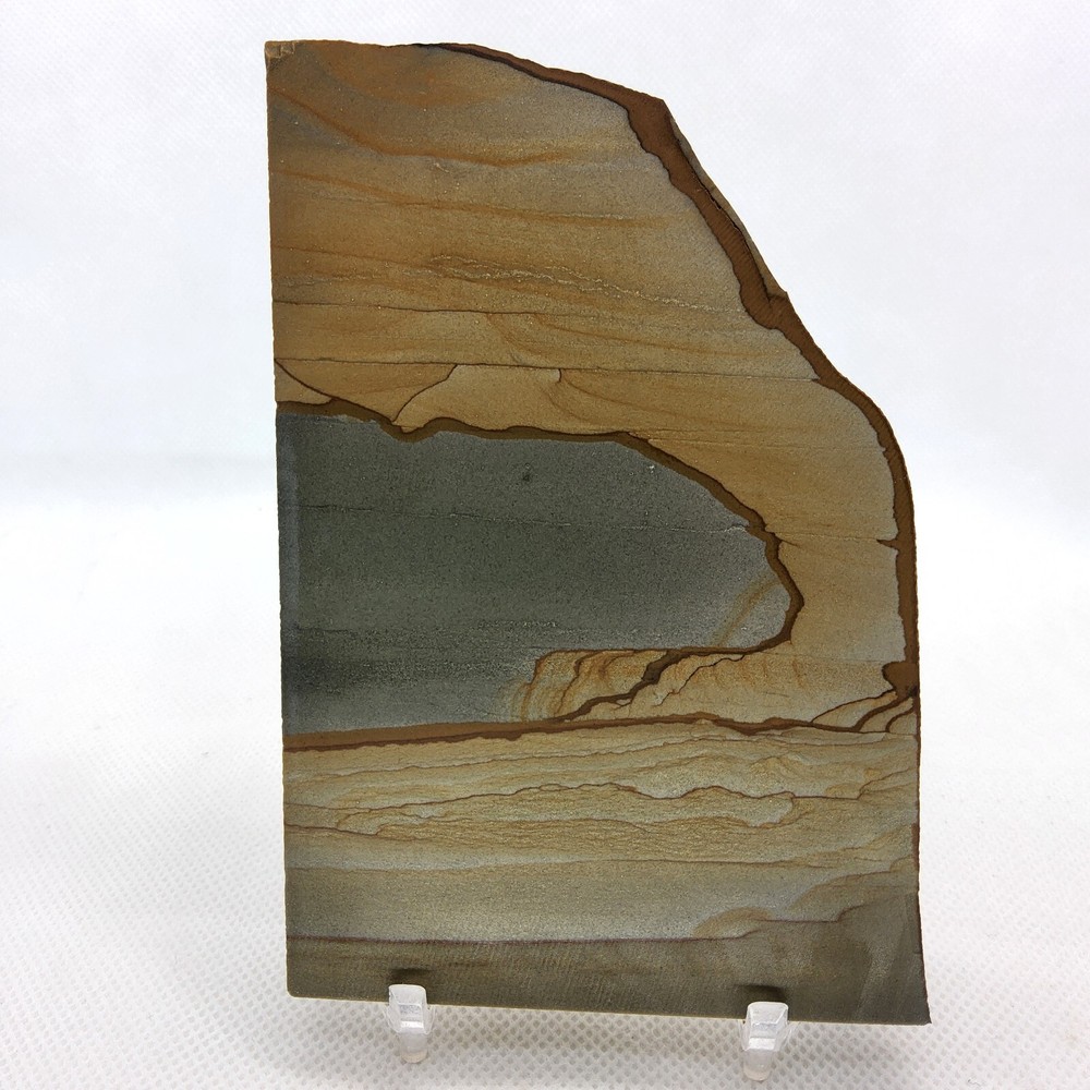 Picture Jasper, landscape, slab, cabbing rough, lapidary, #R-5832