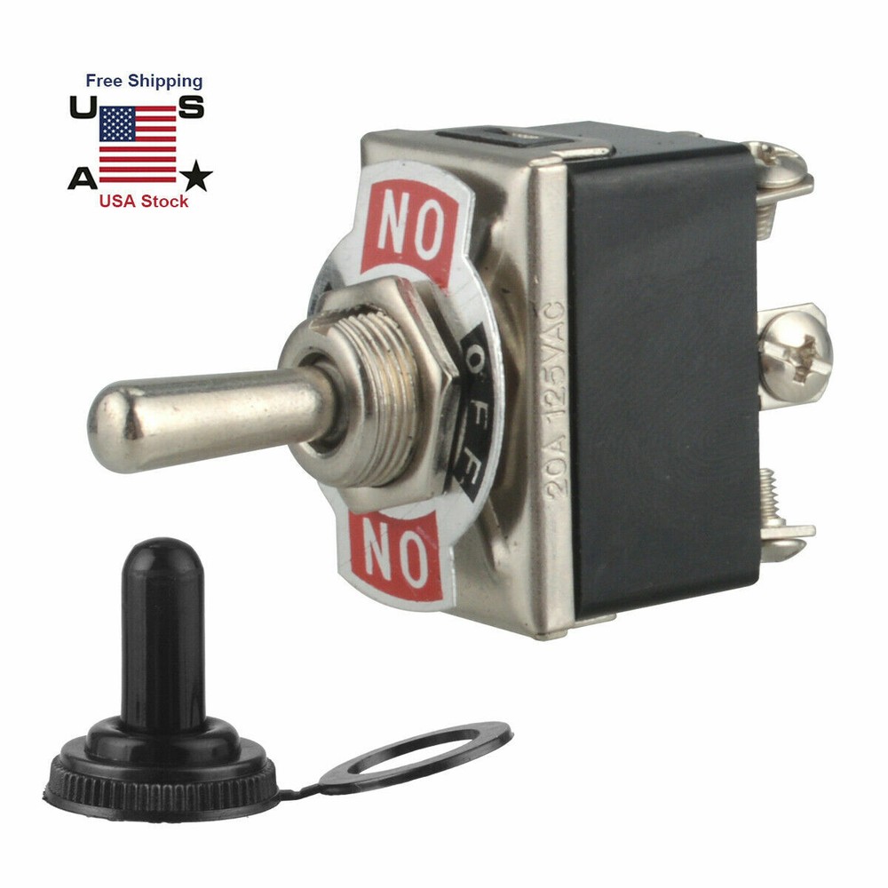 Heavy Duty 20A 250V Toggle Switch Control DPDT 2 Pole Double Throw 6 Term On Off