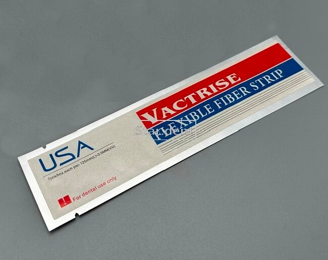 1* Dental Light Cure Bonding Glass Vactrise Flexible Fiber Strip Splint Retainer