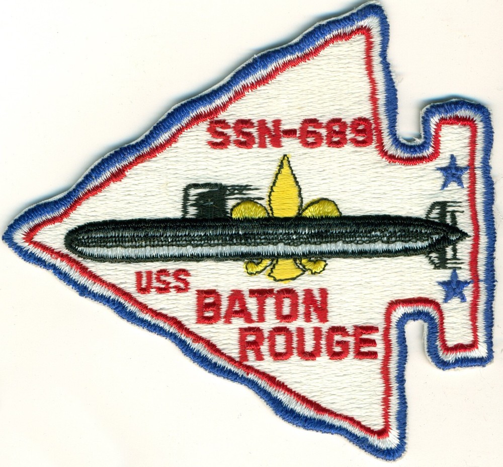 USN USS BATON ROUGE SSN-689 SUBMARINE PATCH