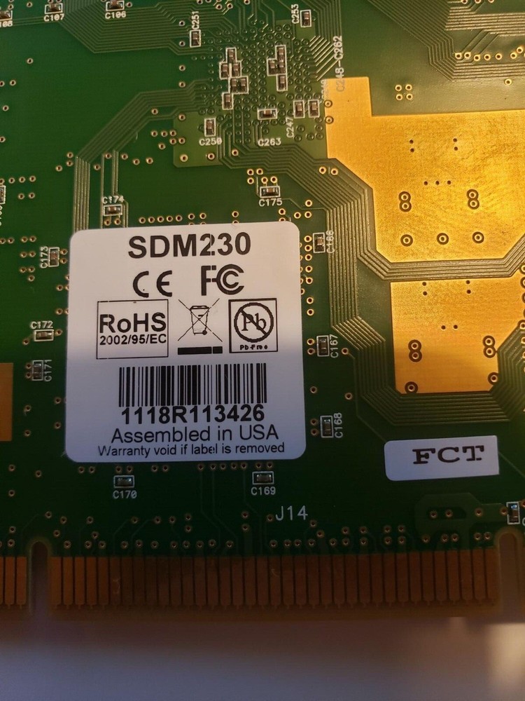 Stradis/SDM230/MPEG-2/Encoder/Decoder/PCI Adapter Card/Working Pull