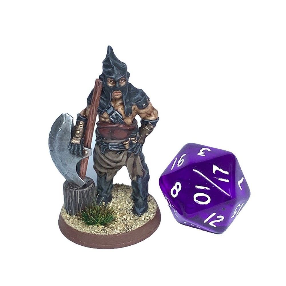Half Orc Executioner | D&D Hand-painted Wargaming Miniatures