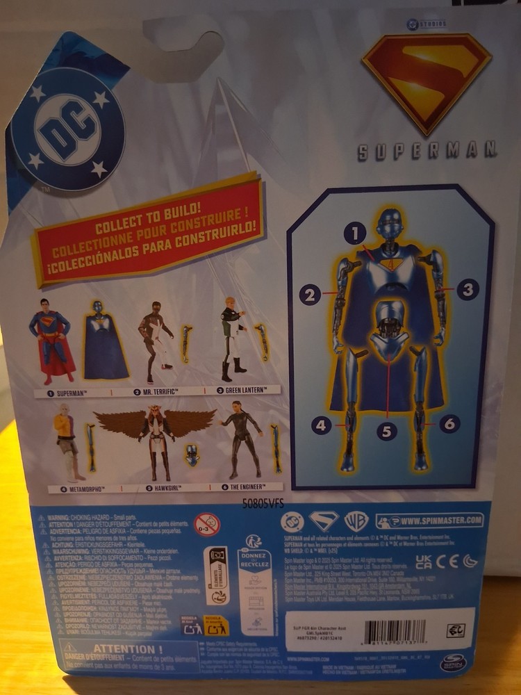DC Comics, Superman, The Engineer, 6-Inch Action Figure, Engineer 6"