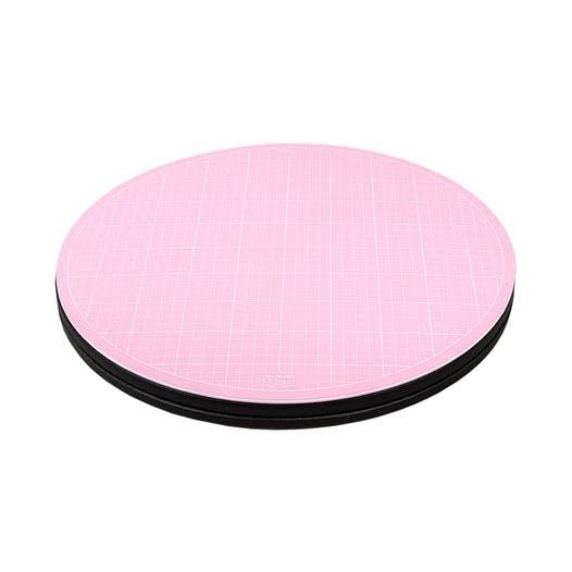 Pink 10" Rotating Cutting Mat EPP English Piecing Patchwork Sewing Quilting H...