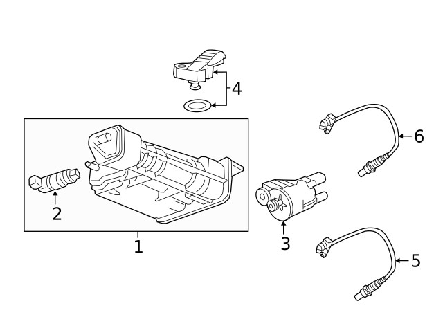 Genuine GM Heated Oxygen Sensor 55488558