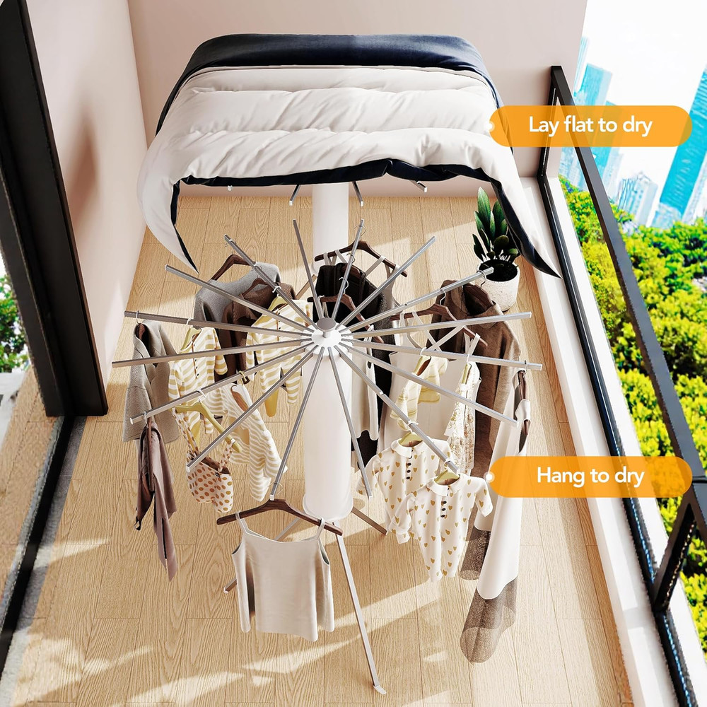 Clothes Drying Rack,Drying Rack Clothing,Laundry Drying Rack,Floor Standing,16 A