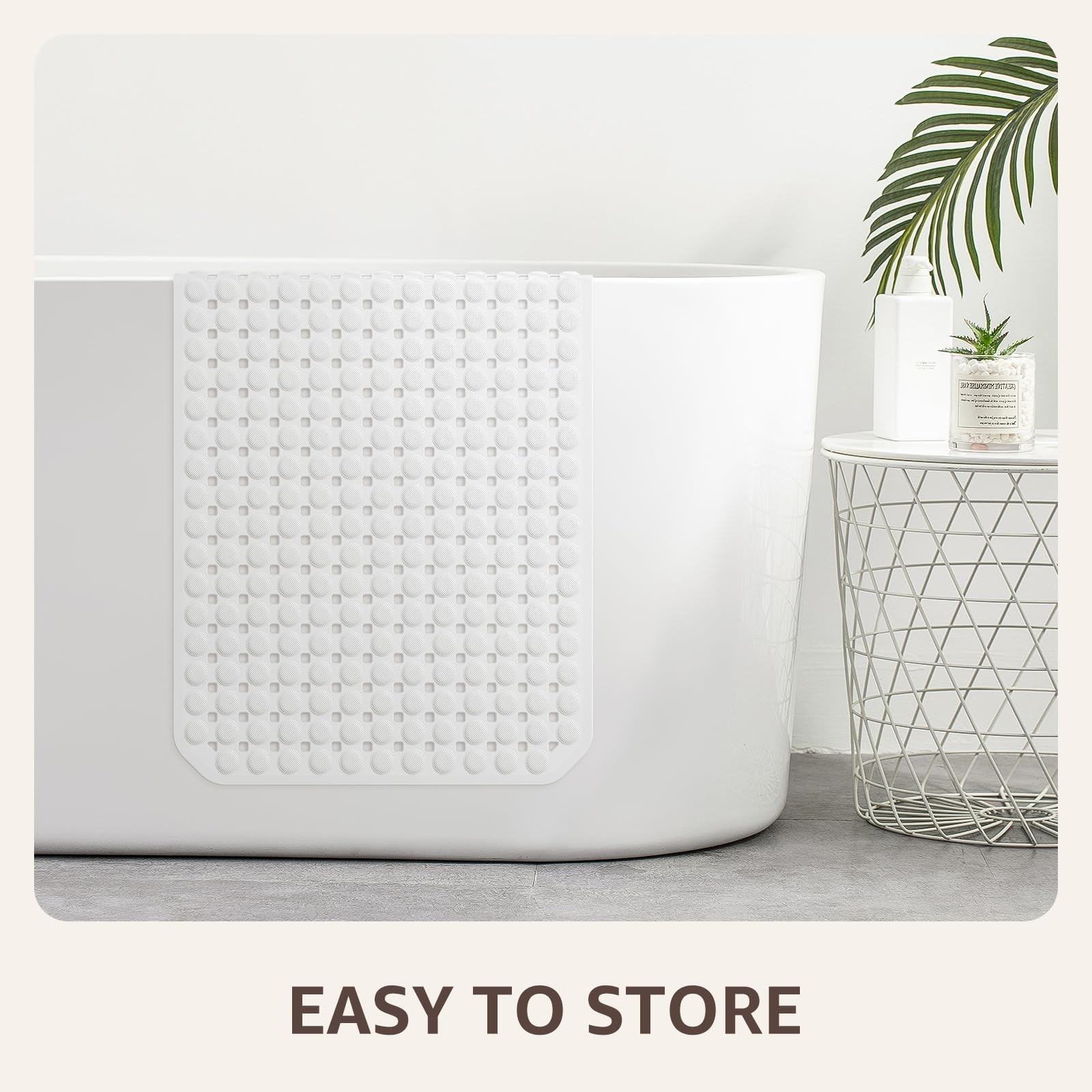 Bath Tub Shower Mat Non Slip, Bathtub Floor Liner Mats for Inside Shower Bath...