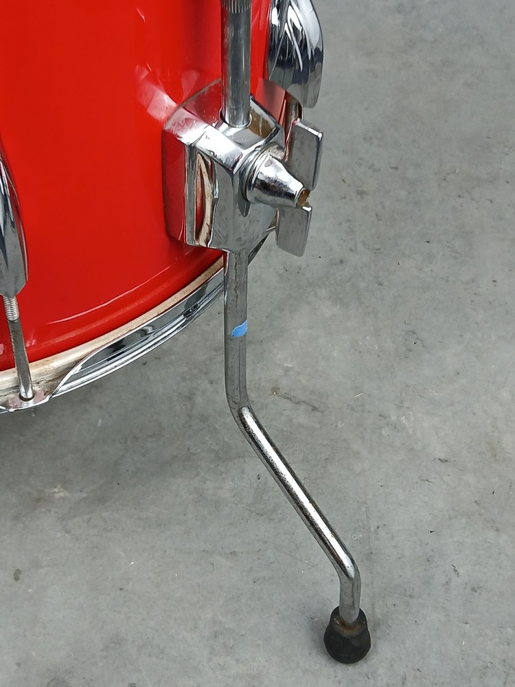 PREMIER 16" RED FLOOR TOM DRUM, ENGLAND