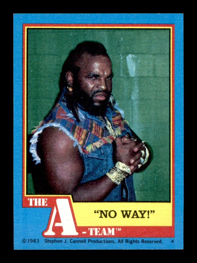 1983 TOPPS A-TEAM BASE SET & STICKERS / SEE DROP DOWN MENU