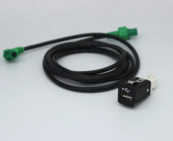 Add Glovebox USB Switch Socket Wire Cable For BMW E60 E81 E70 E90 F30 F10 F25