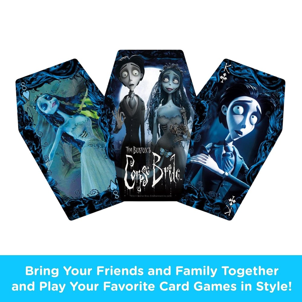 Tim Burton's Corpse Bride Coffin Shaped Playing Cards