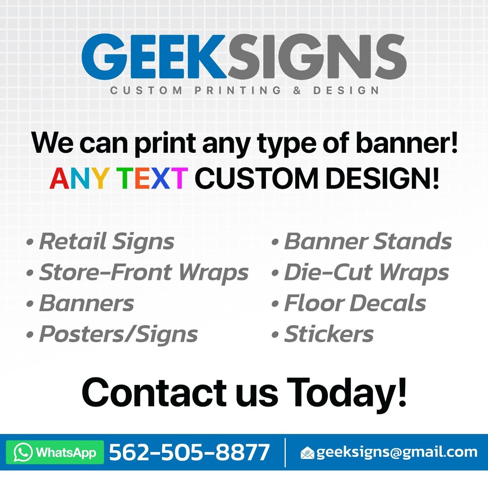 Retractable Banner Stand 33x81 Custom Print iPhone Computer Repair Display