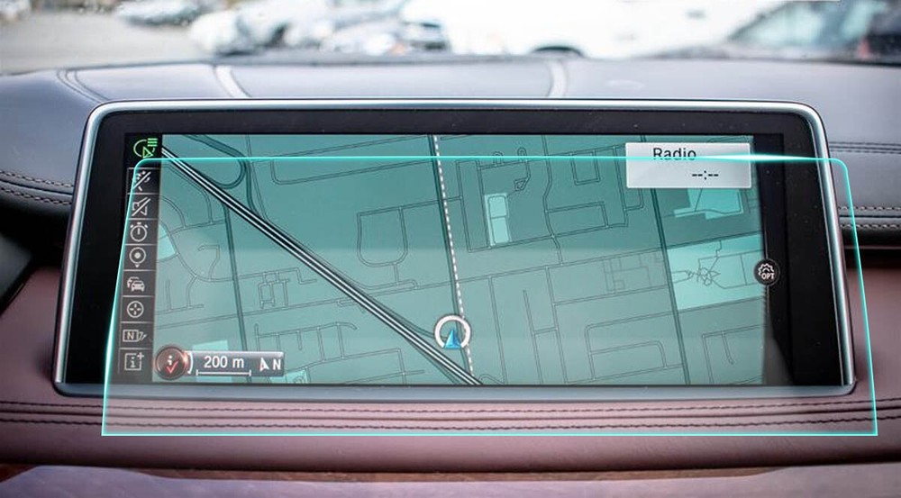Crystal Clear Screen Protector for 2016 BMW X6 Vehicle Navigation