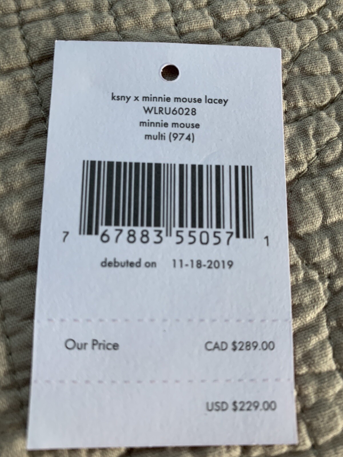 KATE SPADE DISNEY MINNIE MOUSE LACEY ZIP AROUND SAFFIANO LEATHER WALLET NWT $229