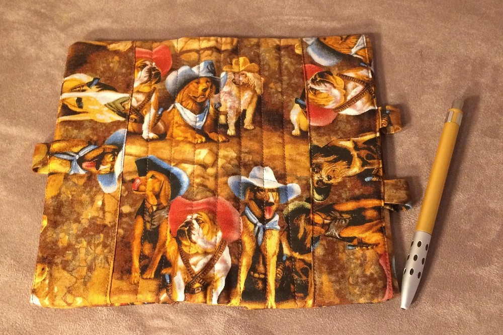 Quilted Fabric Checkbook Covers