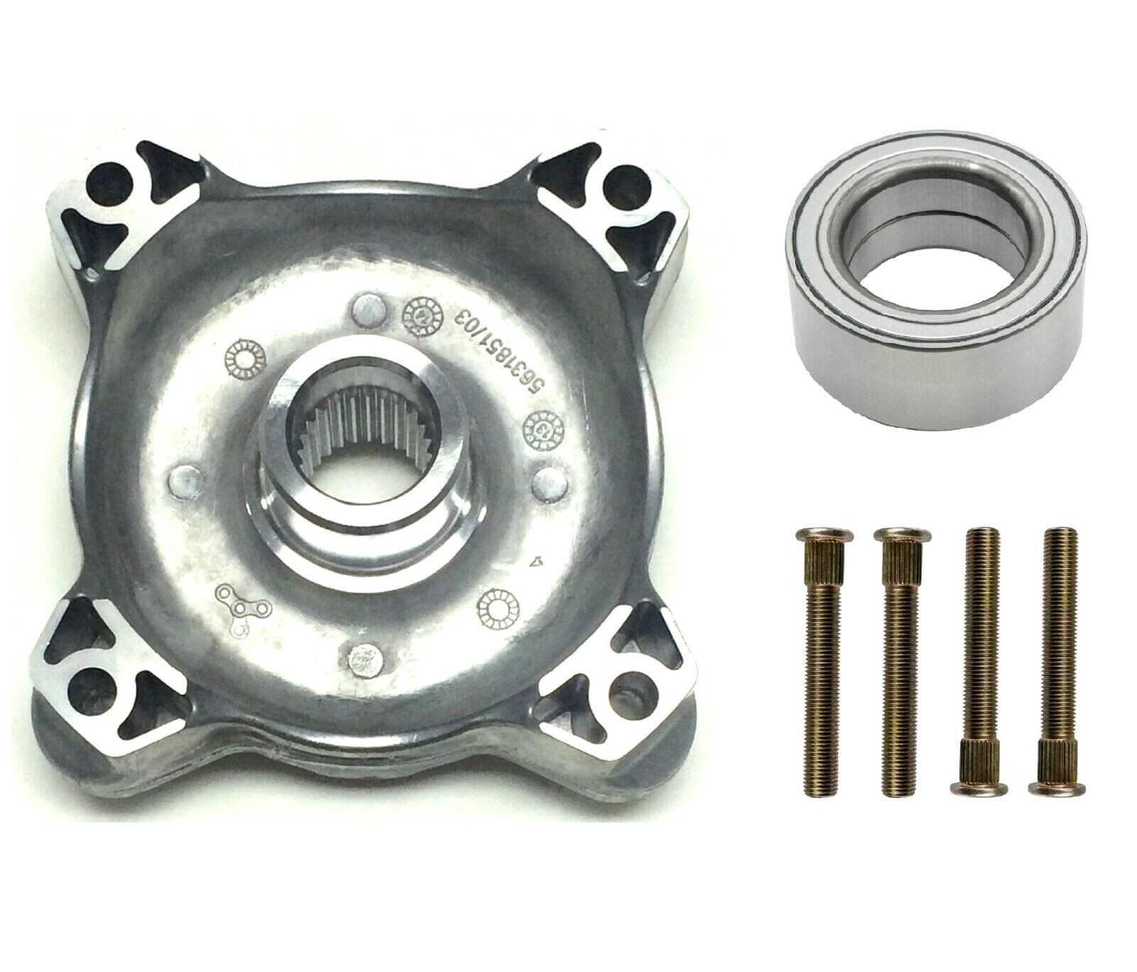Front Wheel Hub Bearing Stud Service Kit Updated Version for Polaris RZR 800 & S