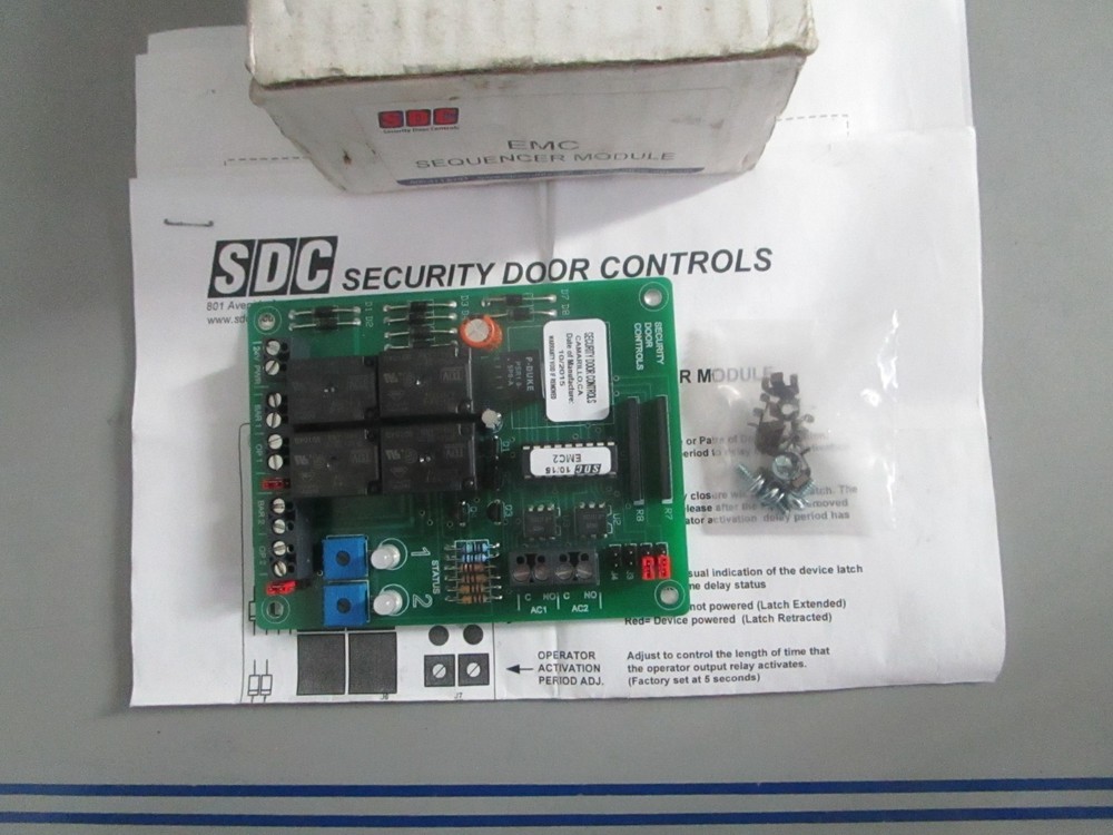 NEW OEM Security Door Controls EMC Sequencer Module 0820