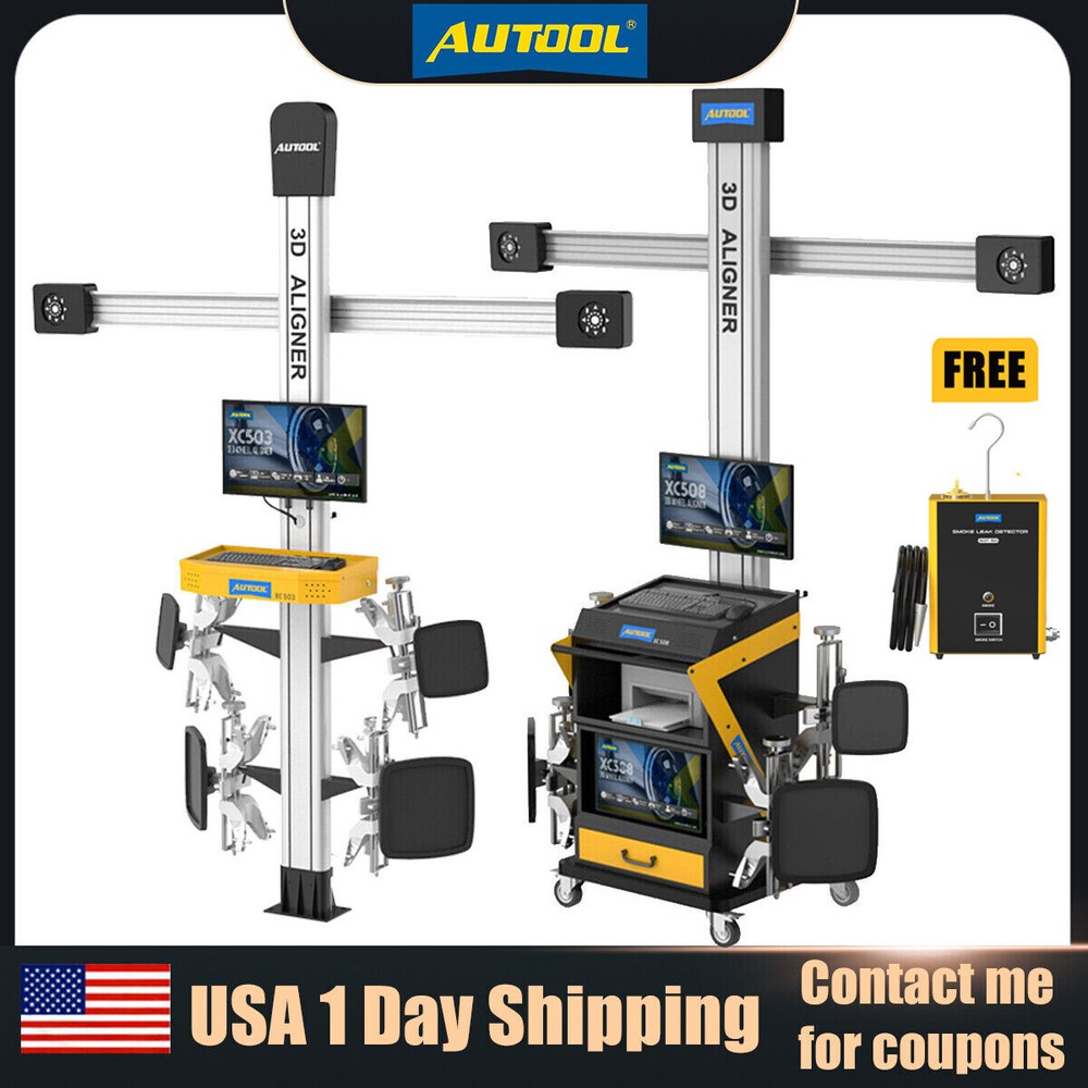 AUTOOL 3D Fully Automatic Wheel Alignment Machine Wheel Aligner Tire Alignment