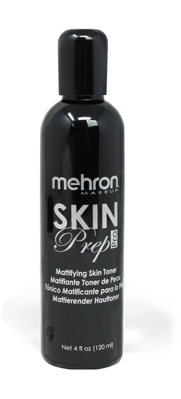 Mehron Skin Prep Pro Primer No Sweat Pre-Makeup Skin Toner Moisture Barrier- NEW