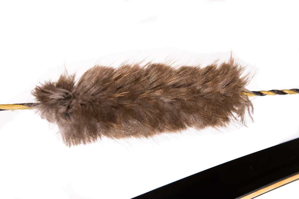 Beaver Fur Bow String Silencers - Beaver Ball - String Dampener