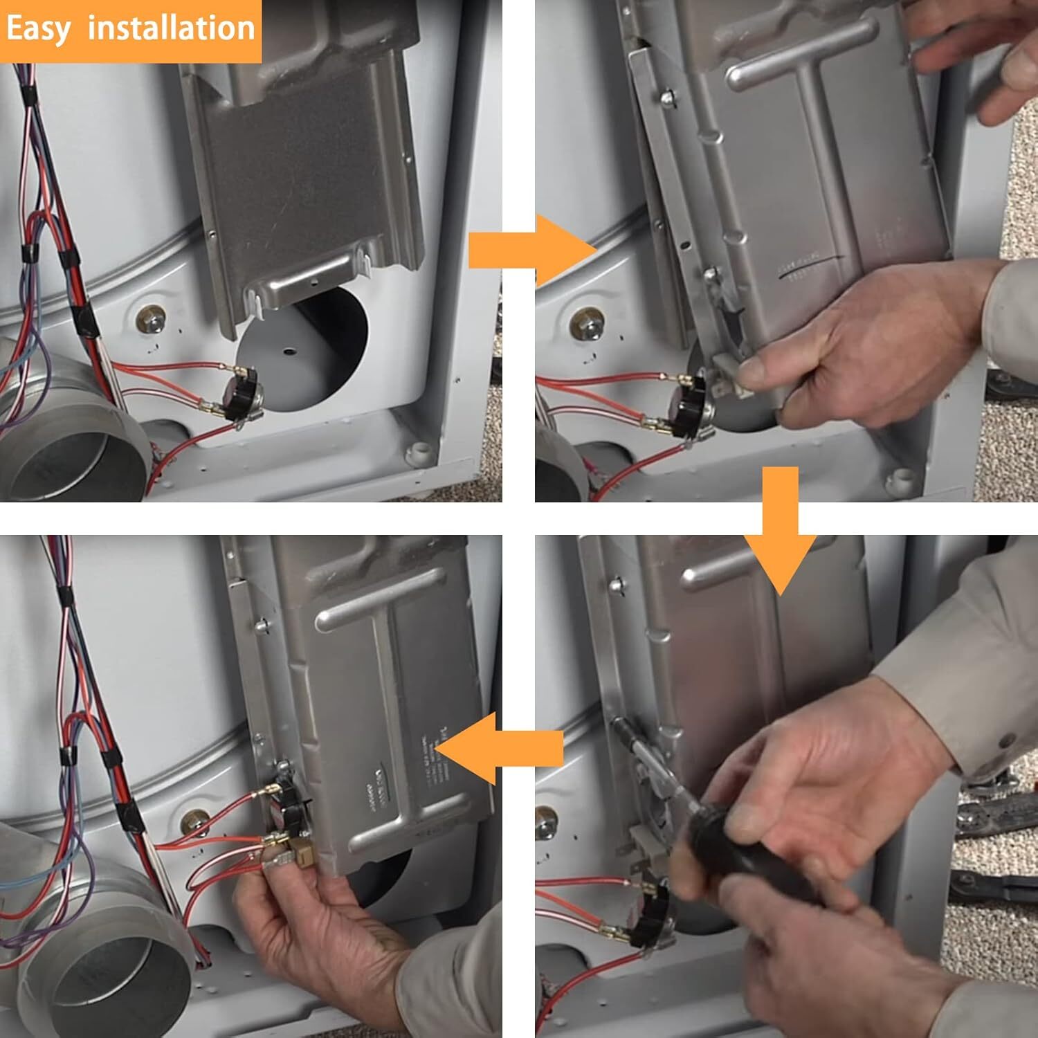 279838 & 279816 Dryer Heating Element Thermostat Fuse Kit for Whirlpool Maytag