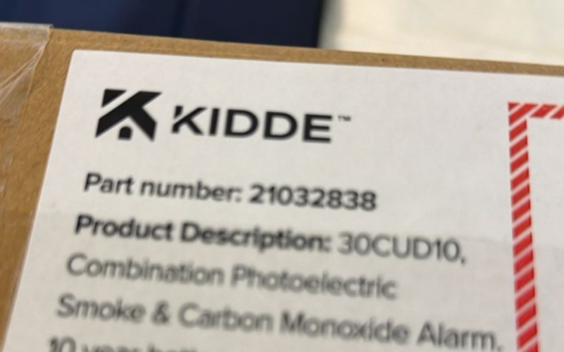 Kidde Smoke & Carbon Monoxide Detector Battery Powered, LED Warning Light