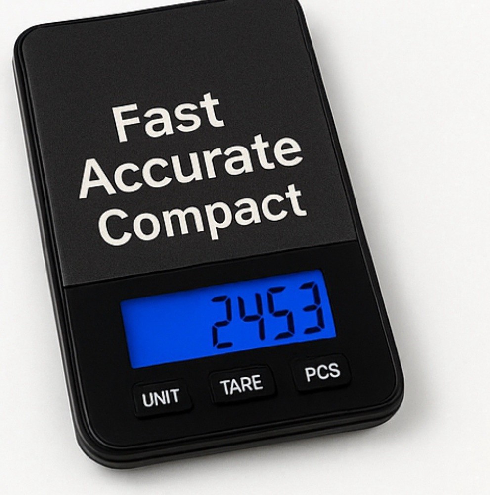 Digital Pocket Scale Perfect+ 0.1g Precision Mini Portable LCD Screen