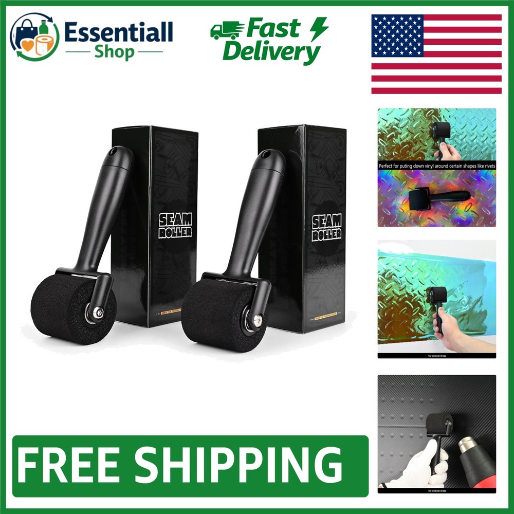 2PCs Professional Quality Sponge Seam Rollers - Enhance Your Crafting Experience