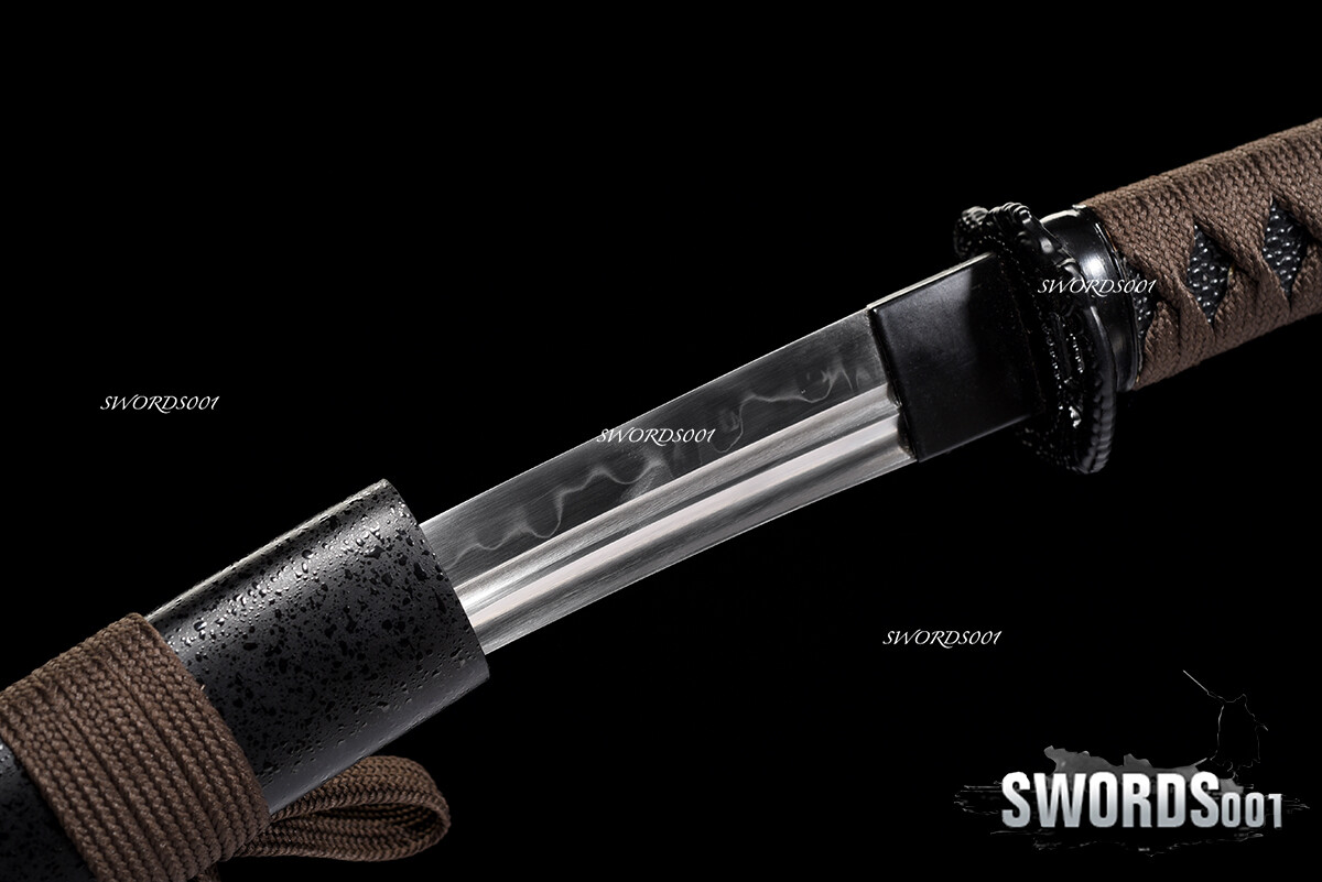 Self Defense Clay Tempered Sharp Knife Japanese Samurai Short Sword Tanto 20 In