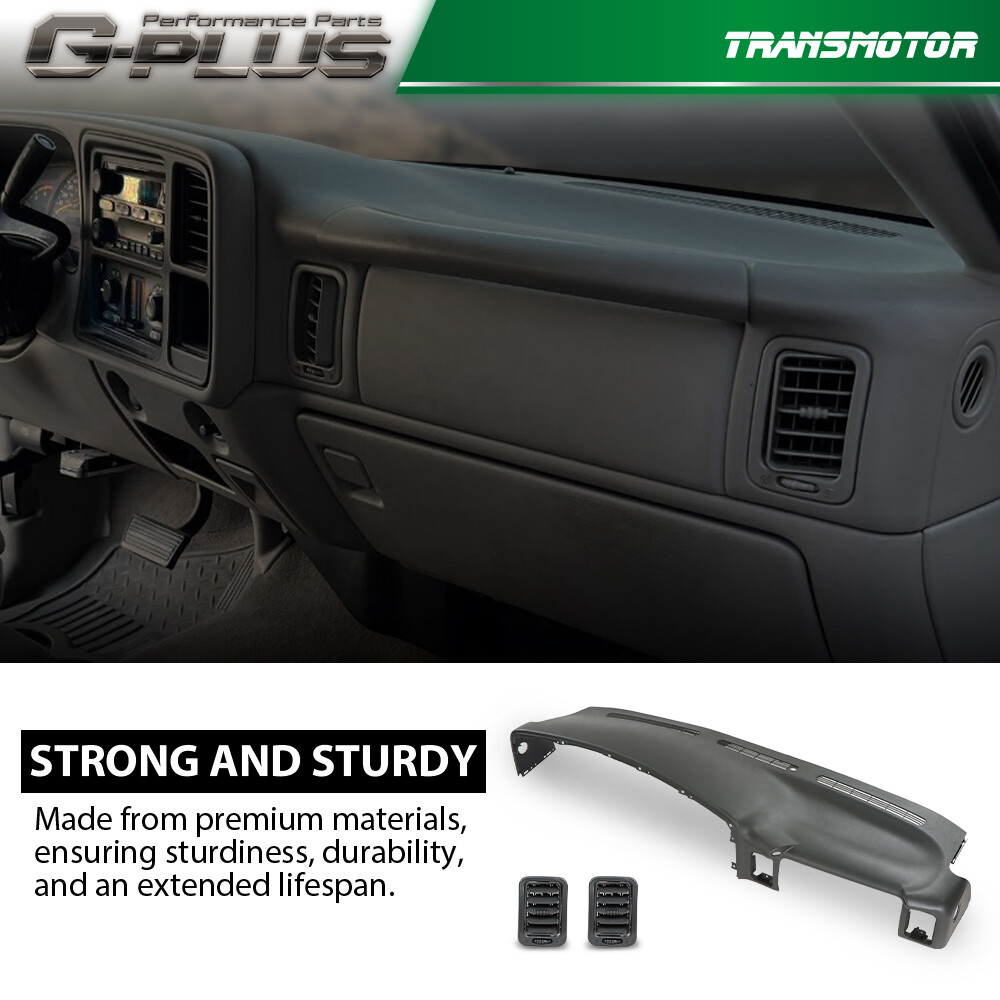 Dash Pad Dash Cap Panel Dashboard Gray Fit For 1999-06 Chevy Silverado Sierra