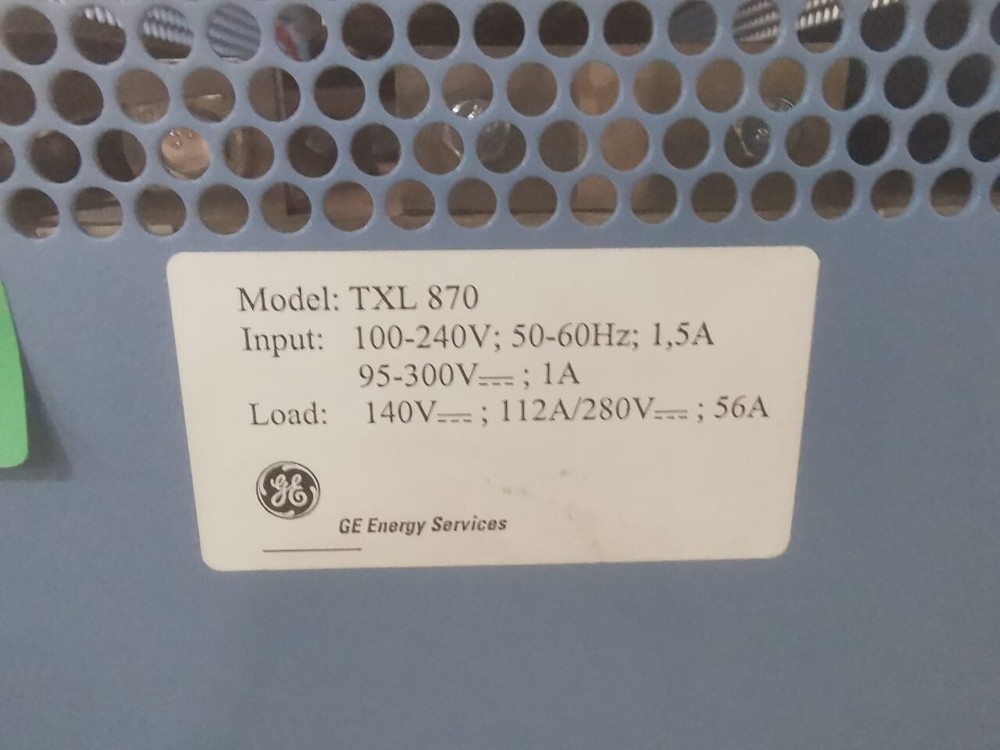 GE Energy Services TXL 870 UTILITY Extra Load Unit Programma Products 110-240V