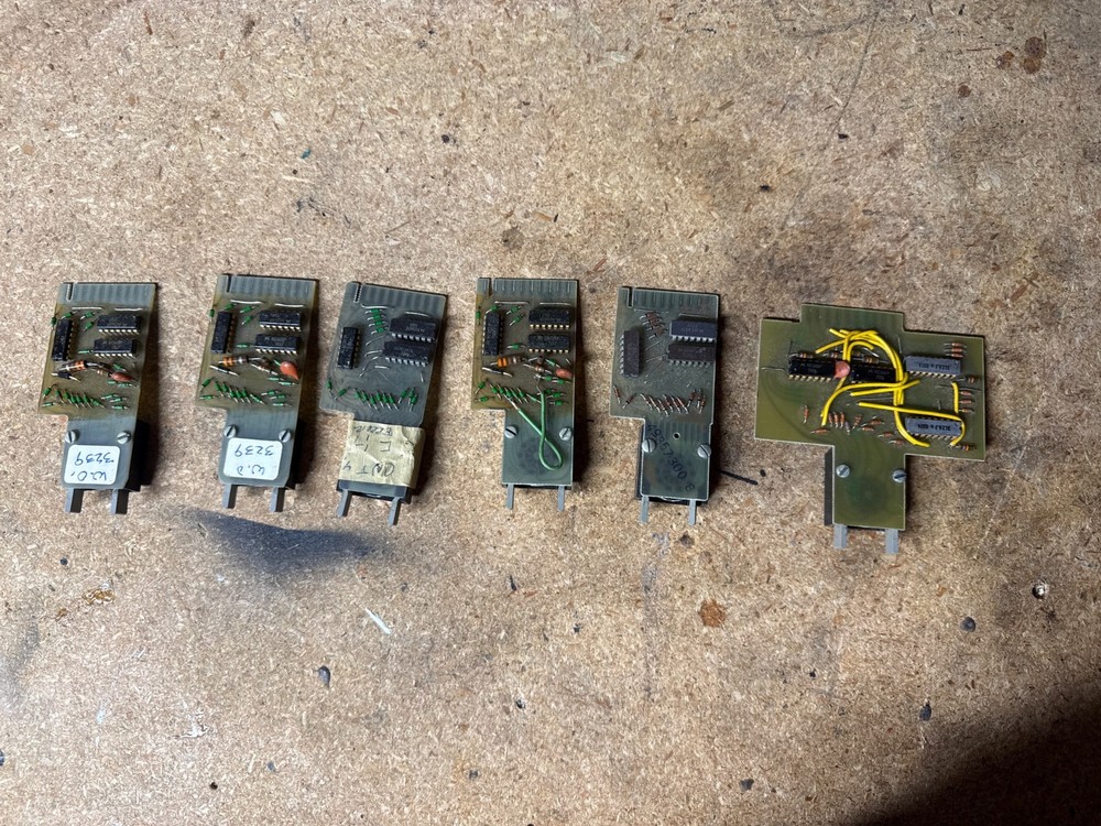 Vintage Digital Counter Modules Qty 6 Up/Down Electronic Counter PCB Boards