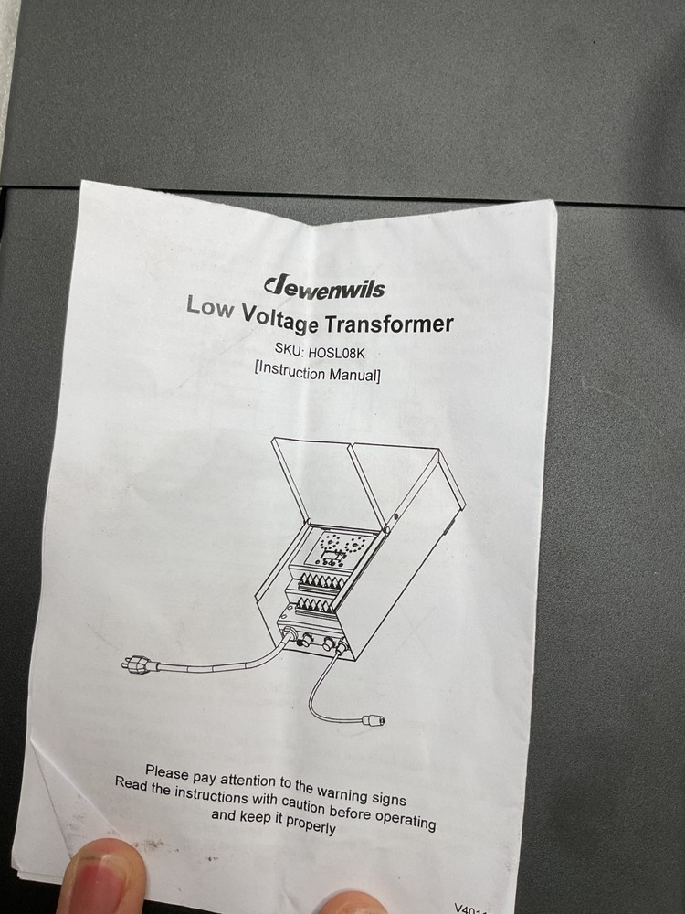 DEWENWILS 600W Low Voltage Landscape Transformer,2 Zone Photocell Sensor & Timer