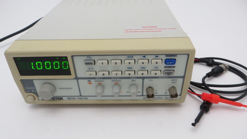Instek SFG-1013 DDS Function Generator with Voltage Display, 3 MHz