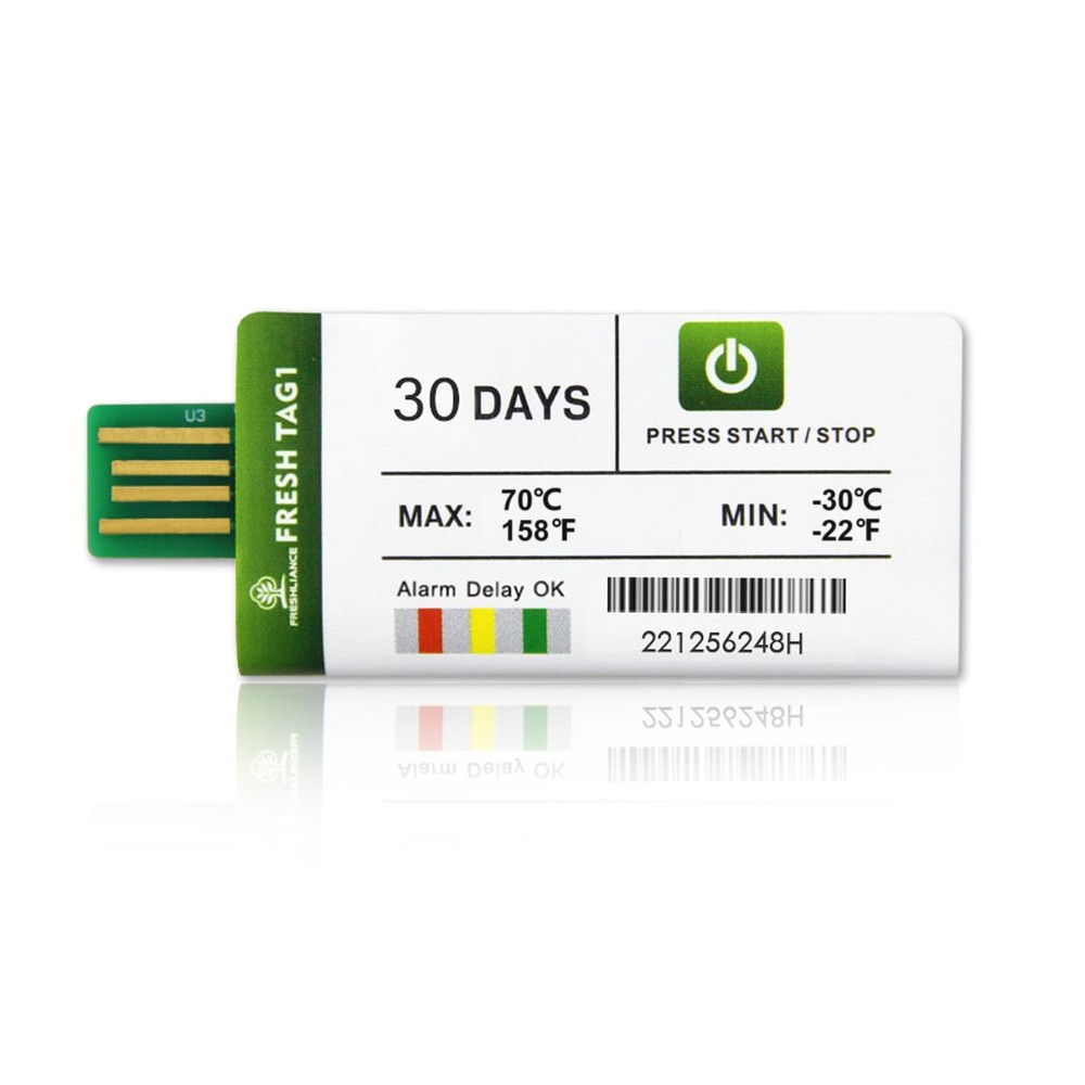 Freshliance 10pack Temperature Data Logger USB Disposable Temperature Recorde...