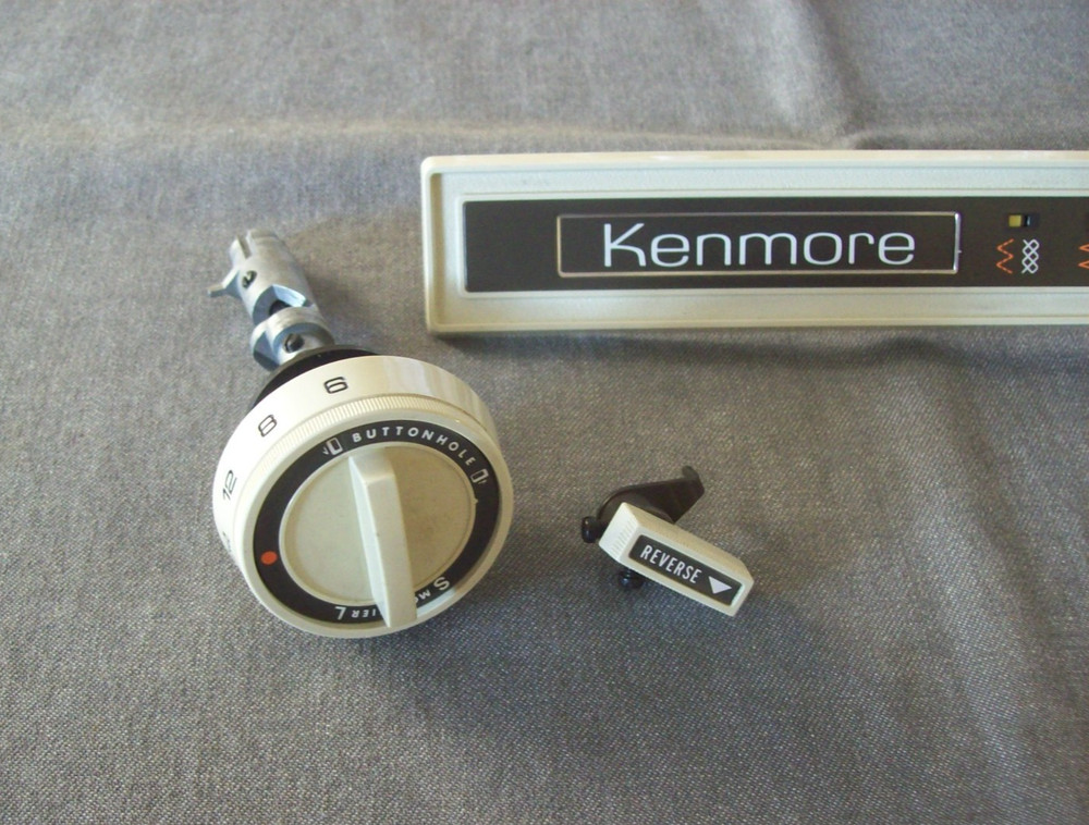 Kenmore 158.13410 Sewing Machine Stitch Select Knobs, Reverse Lever & Misc Parts
