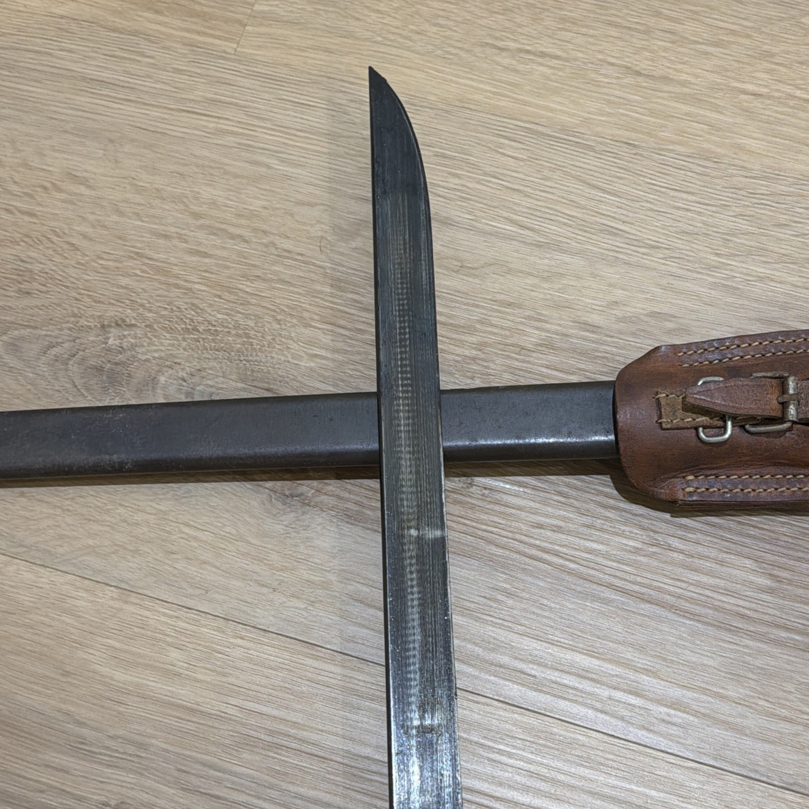 WWII Japanese Type 30 Rifle Bayonet Matsushita Kinzoku Arsenal + Scabbard