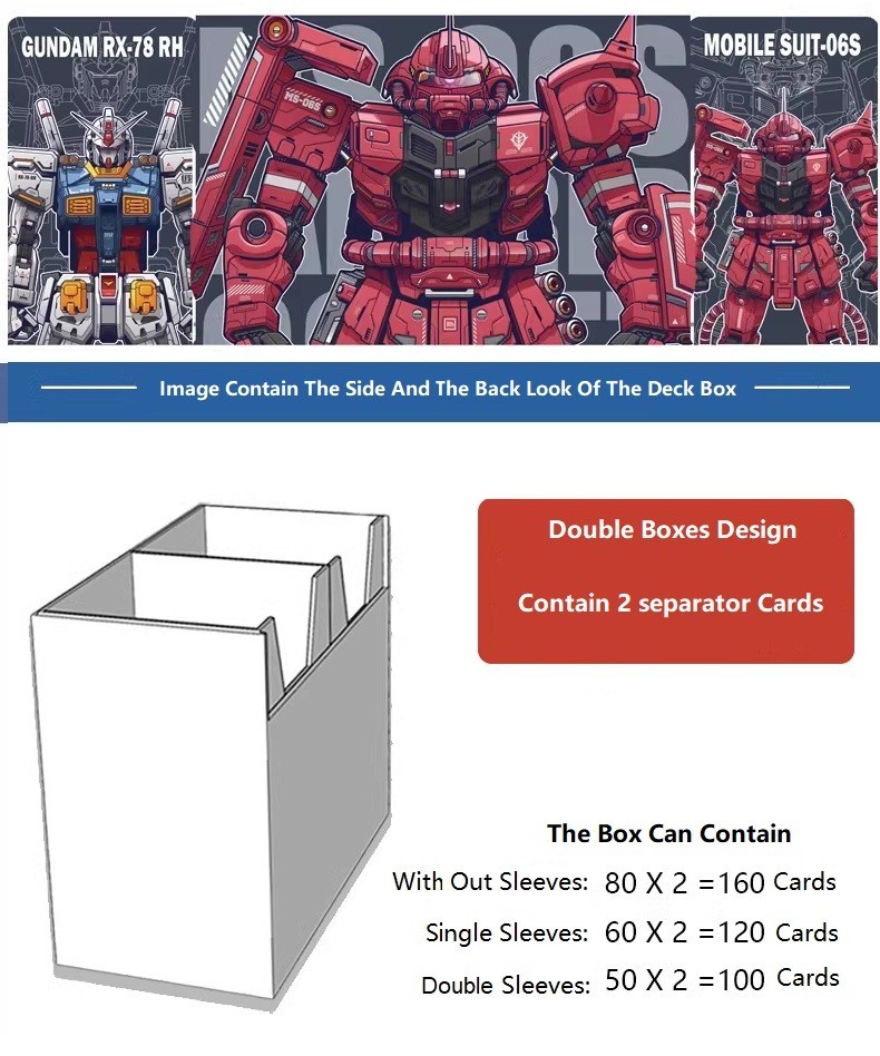 Gundam - RX78 & MS06S Double Deck Box