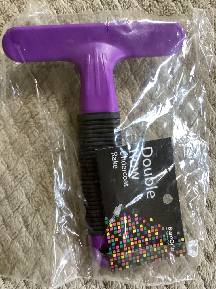 SureGrip Dog Double Row Undercoat Rake