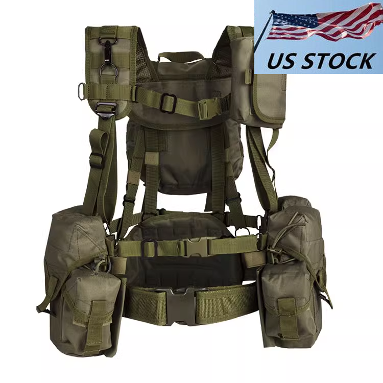Russian SMERSH M1 Tactical Vest Chest Rig AT Green Set Assembled